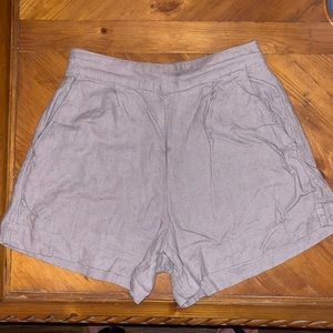 Abercrombie & Fitch High Waisted Shorts, Size XS, Gray
